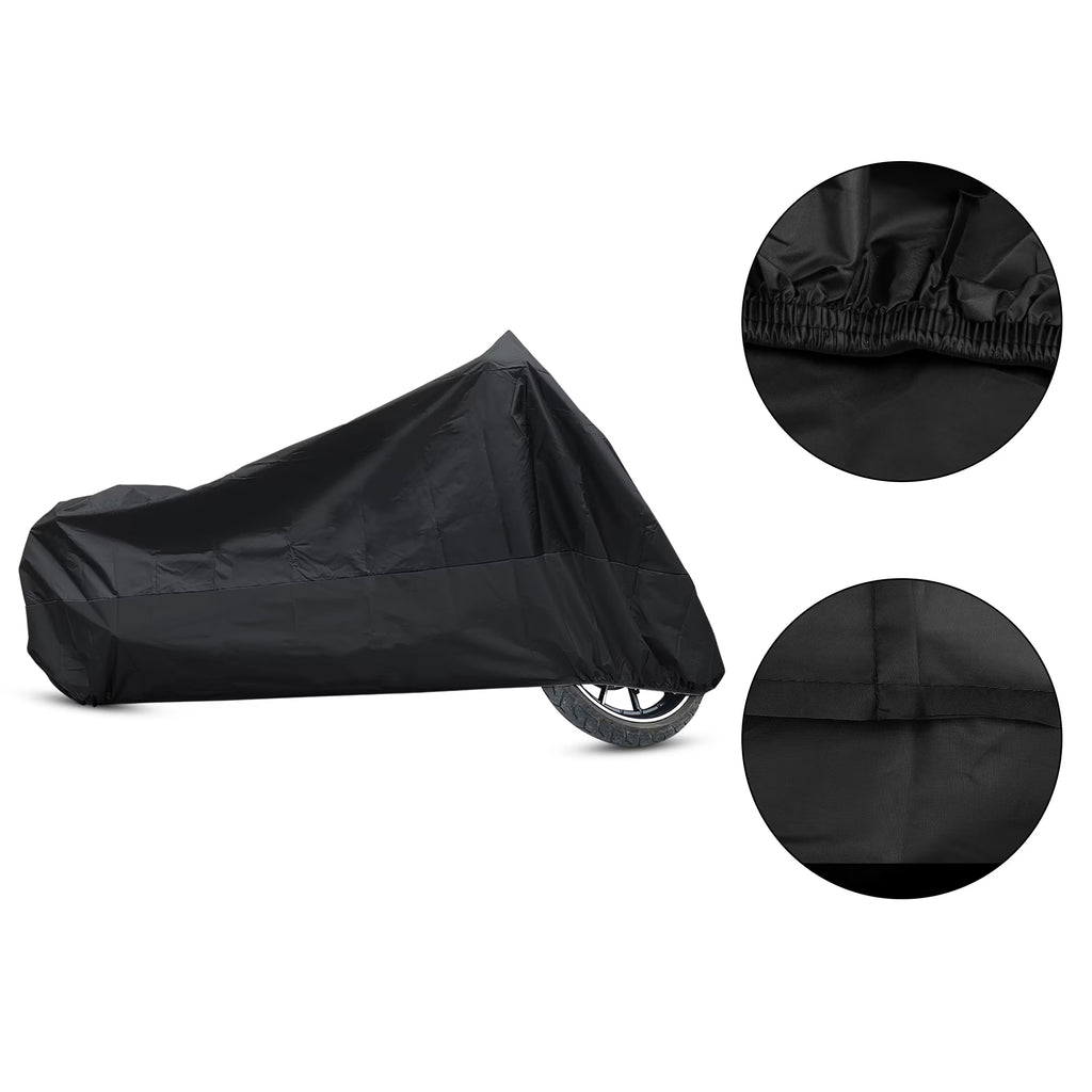 Motorcycle Cover Black Size XXXL 1PC E86895