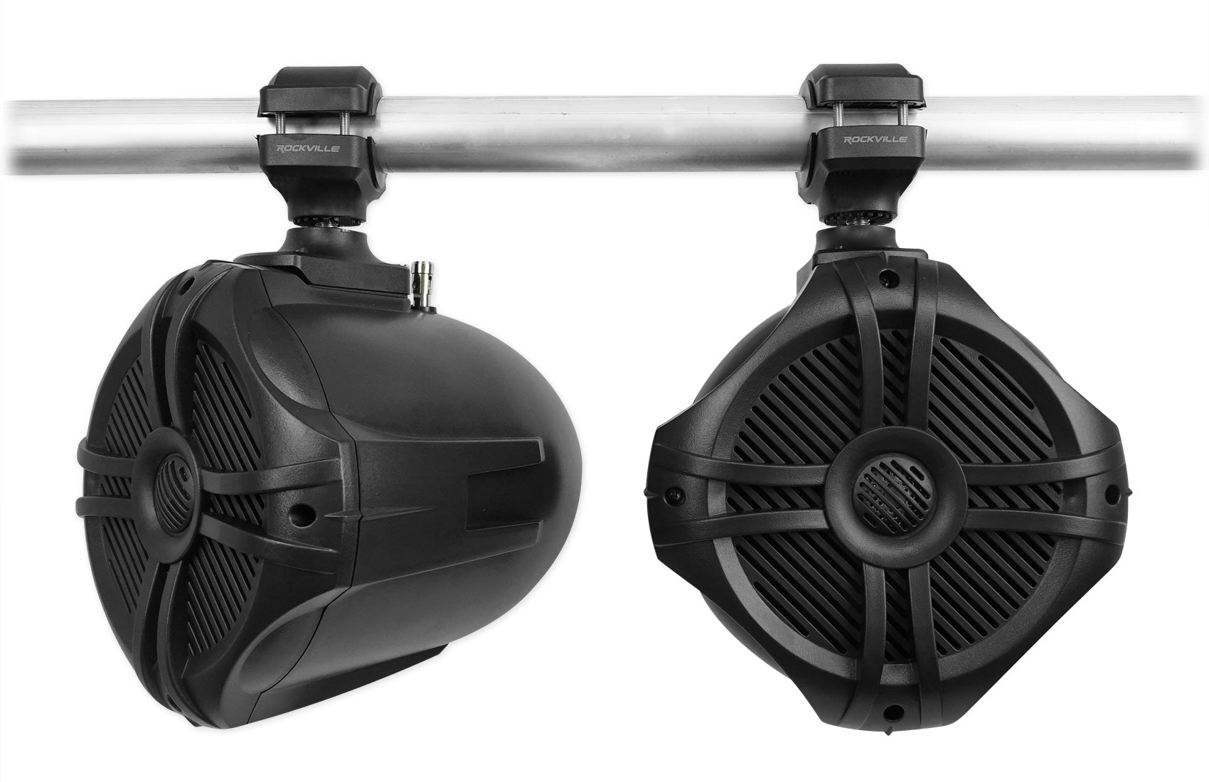 Black 6.5" Marine Wakeboard Tower Speakers with Amplifier R38786