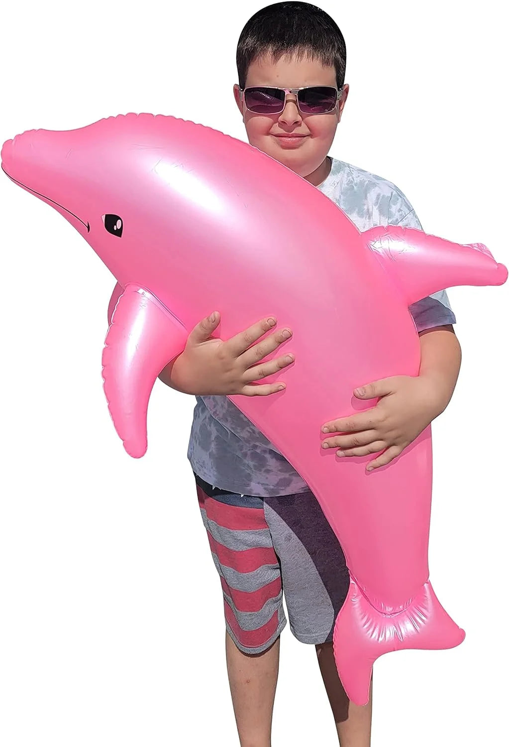 2 Pack Pink 40" Pearlized Inflatable Pool Toy P5806