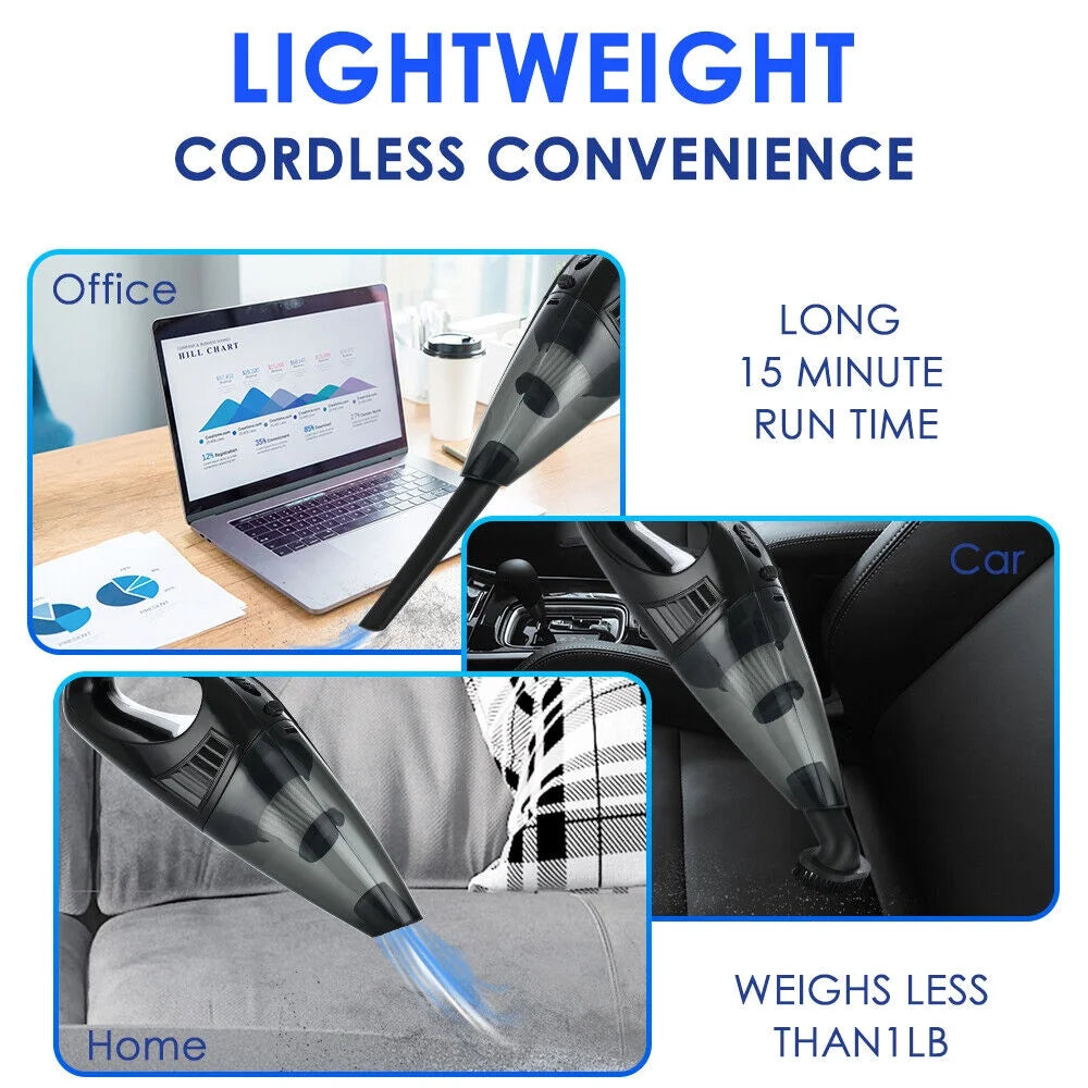 Portable Wet&Dry Handheld Car Vacuum Cleaner H1420