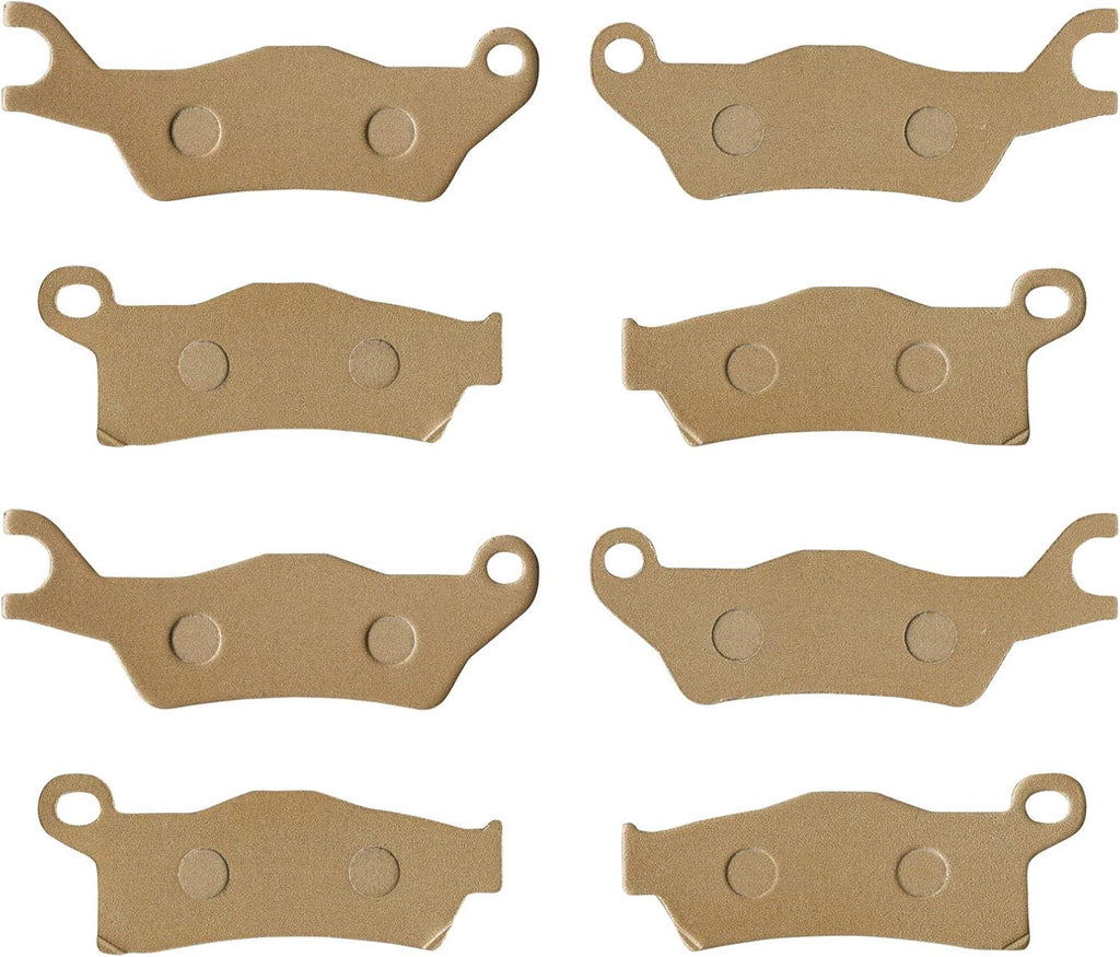 Front and Rear Brake Pads 4 Sets Pack of 2 D89917