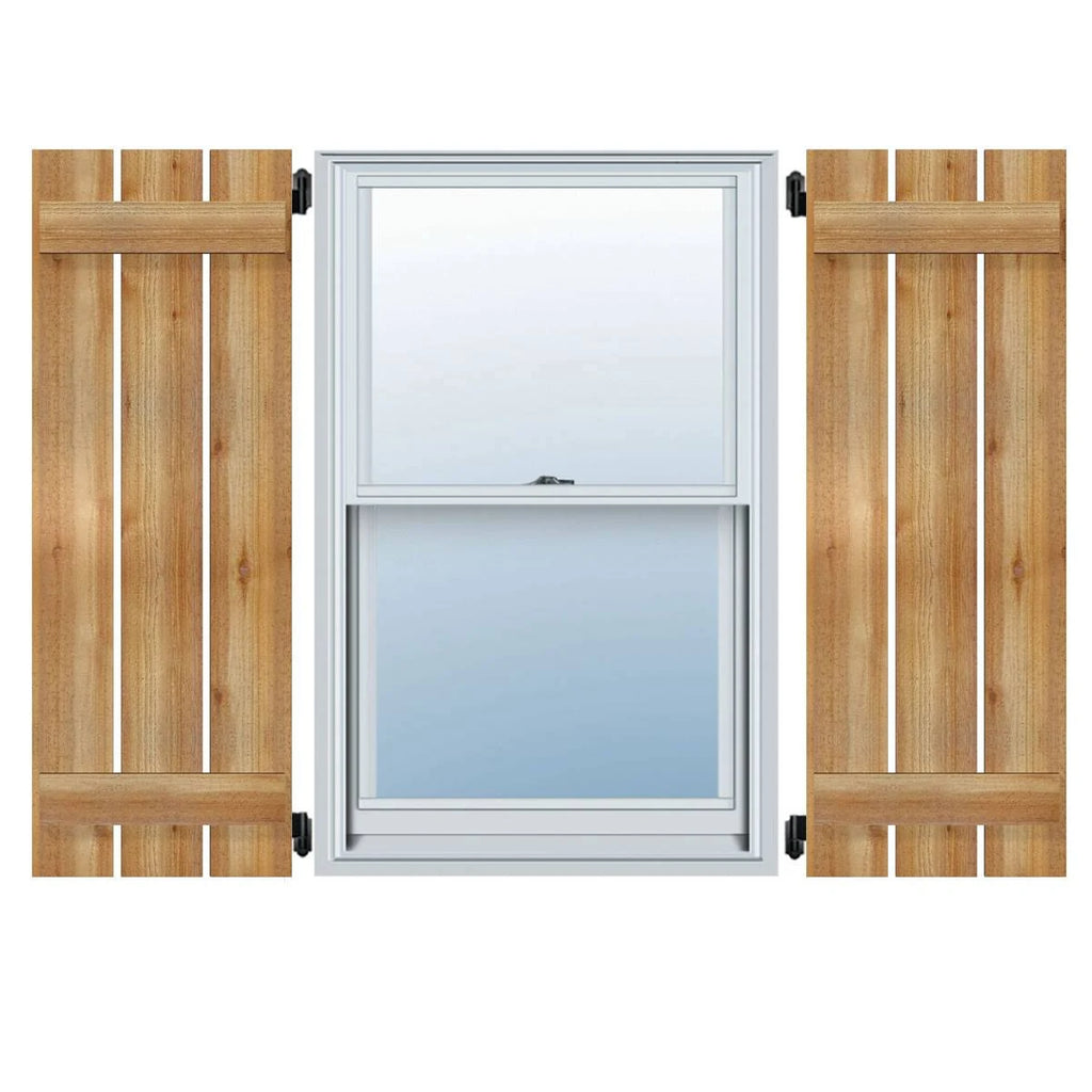 Rough Sawn Board-n-Batten Shutters Y12657