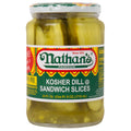 Kosher Dill Pickle Sandwich Slices - 12/Case K2095