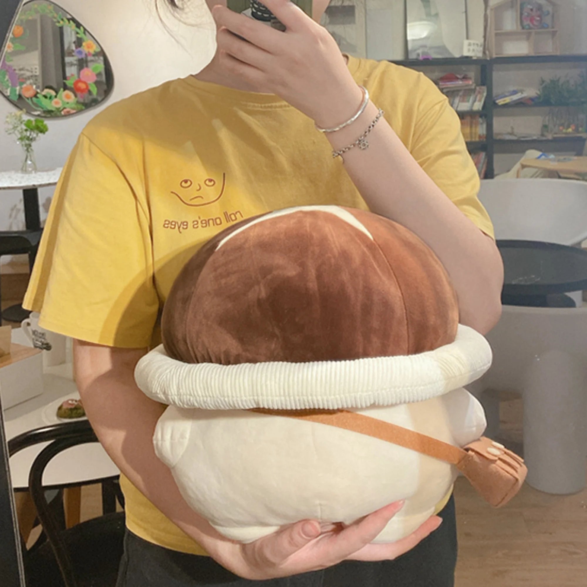 Plush Mushroom Doll Pillow Q45602