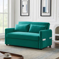 Blue Velvet Loveseat Sofa Y490