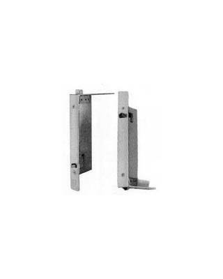 Pair of Automatic Flush Bolts for Wood Doors Satin Bronze Finish O24664
