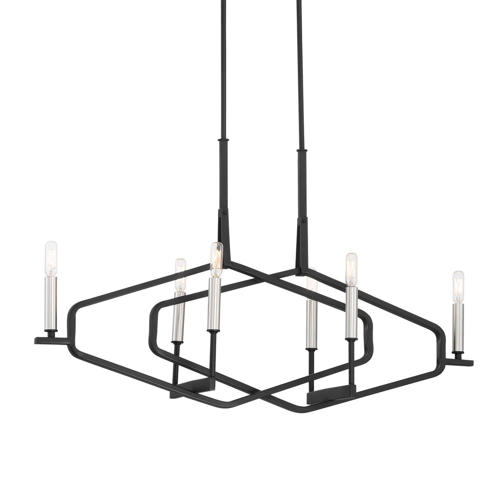 6 Light Island Sand Coal/Brushed Nickel Finish X4263