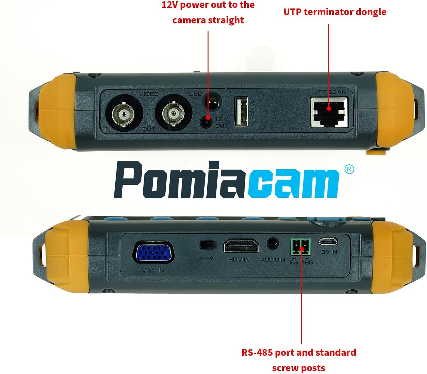 CCTV Tester with UTP/PTZ Tool, DC12V Output Portable Monitor C902