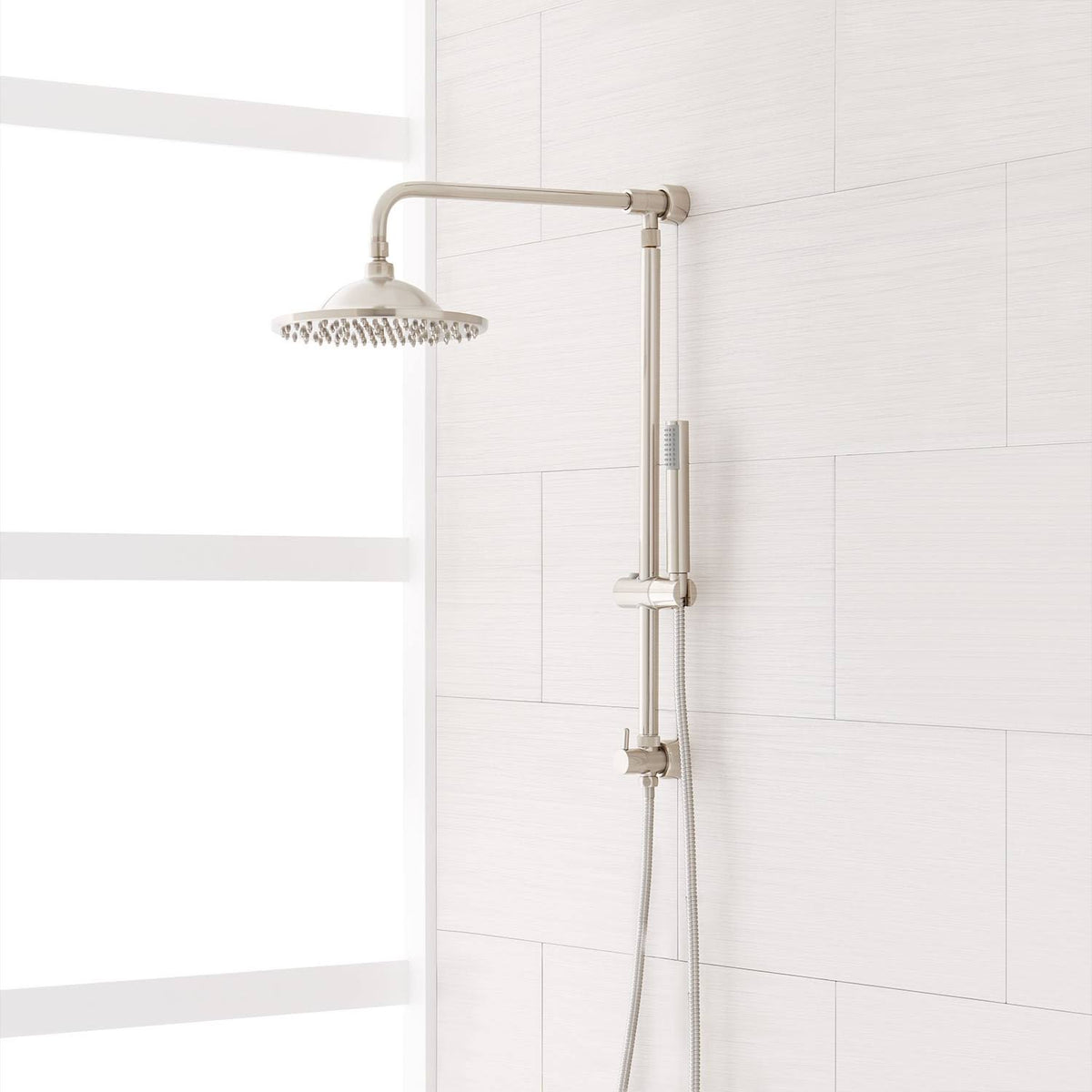Brushed Nickel Rainfall Shower Head O731121