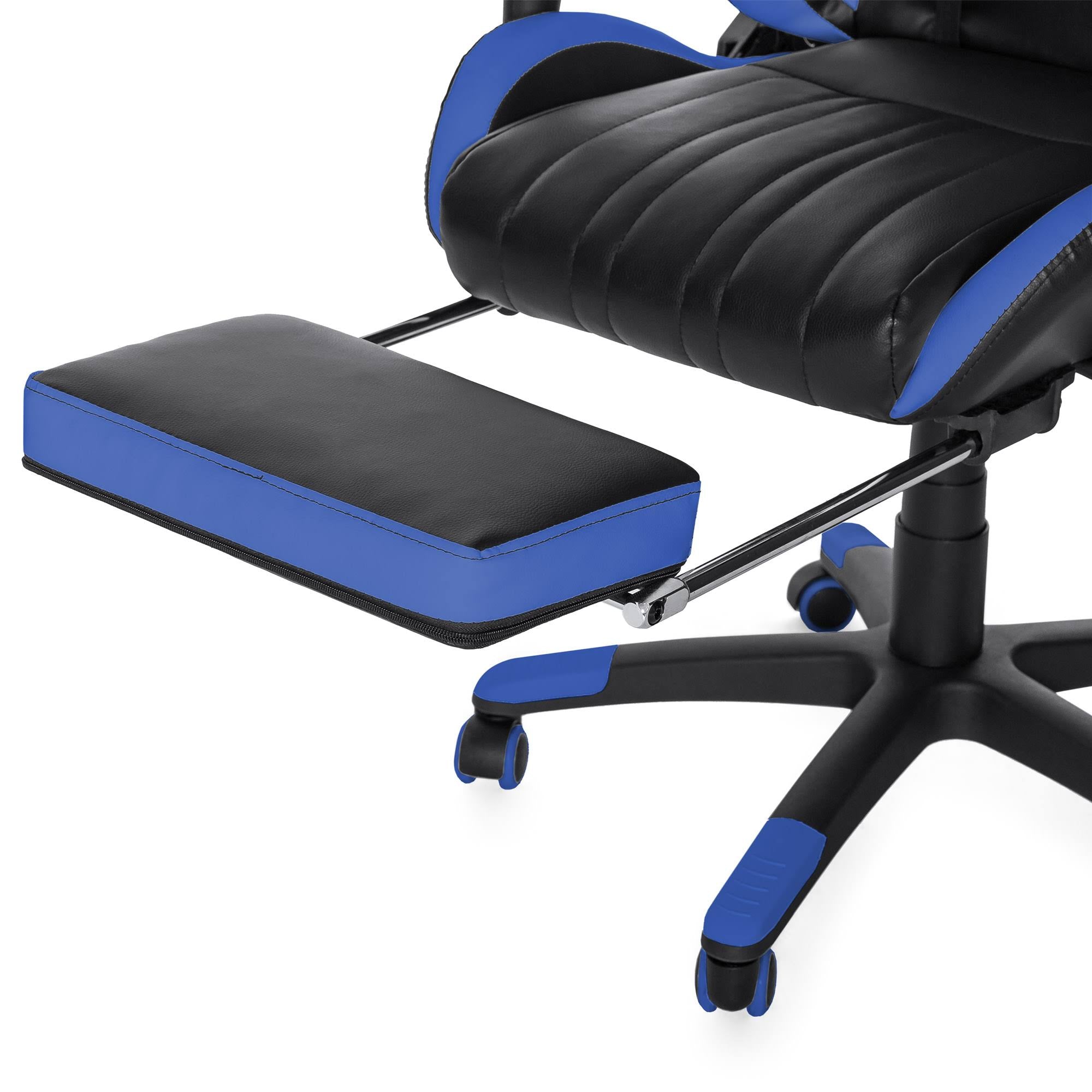 Blue Ergonomic Swivel Reclining Office Gaming Chair I82665