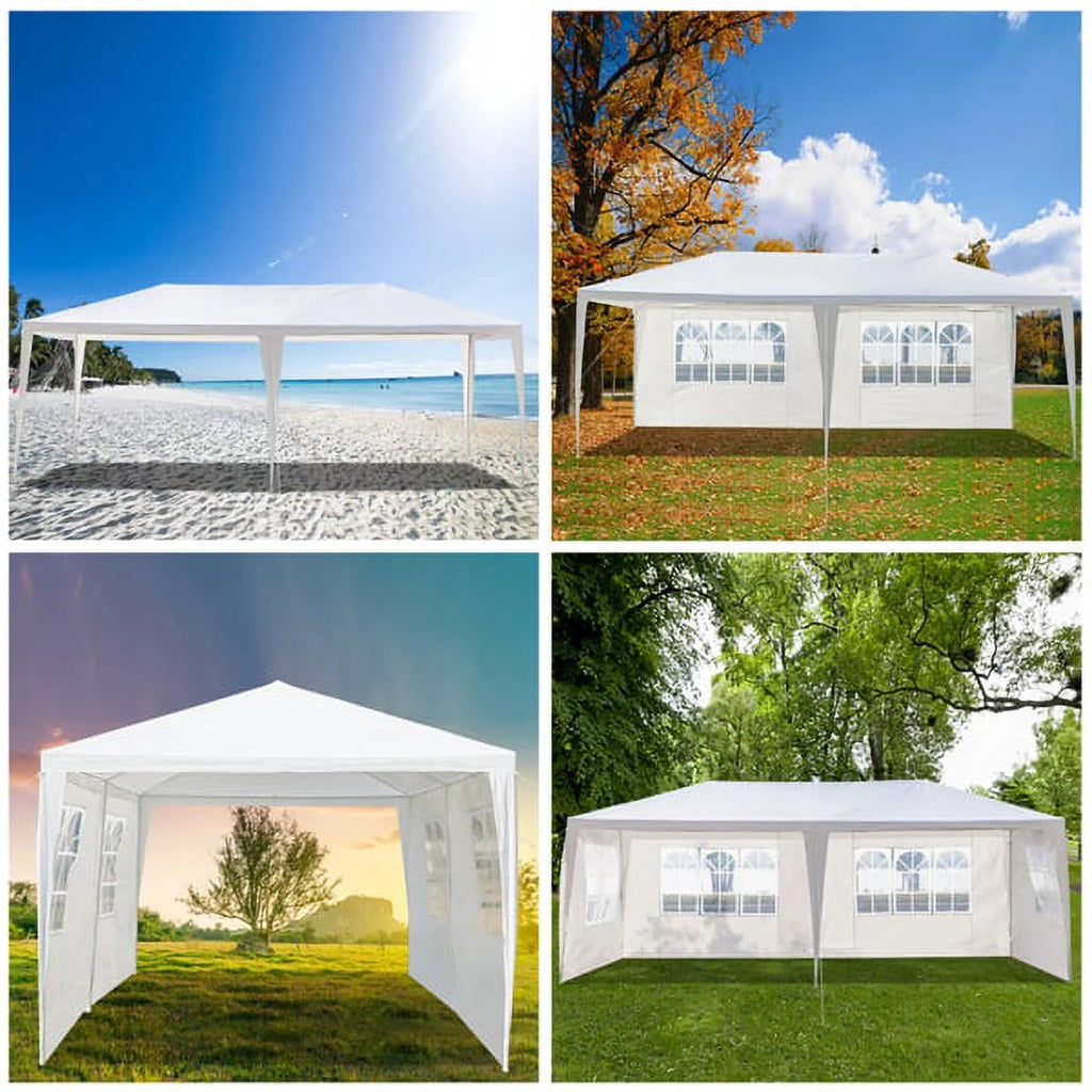 White Outdoor Gazebo Tent E899