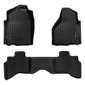 Black 2 Row Floor Mat Liner Set I87969