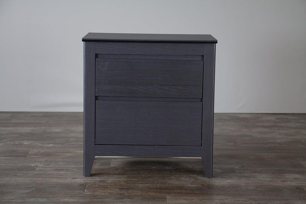 Brown 2-Drawers Nightstand Z82384