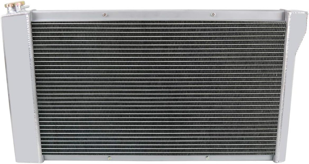 52MM 3 Row Aluminum Radiator with 2X12" Fan and Louver Shroud B64717