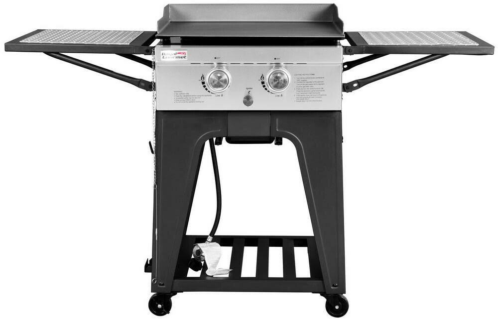 2-Burner BBQ Gas Grill Griddle F1582
