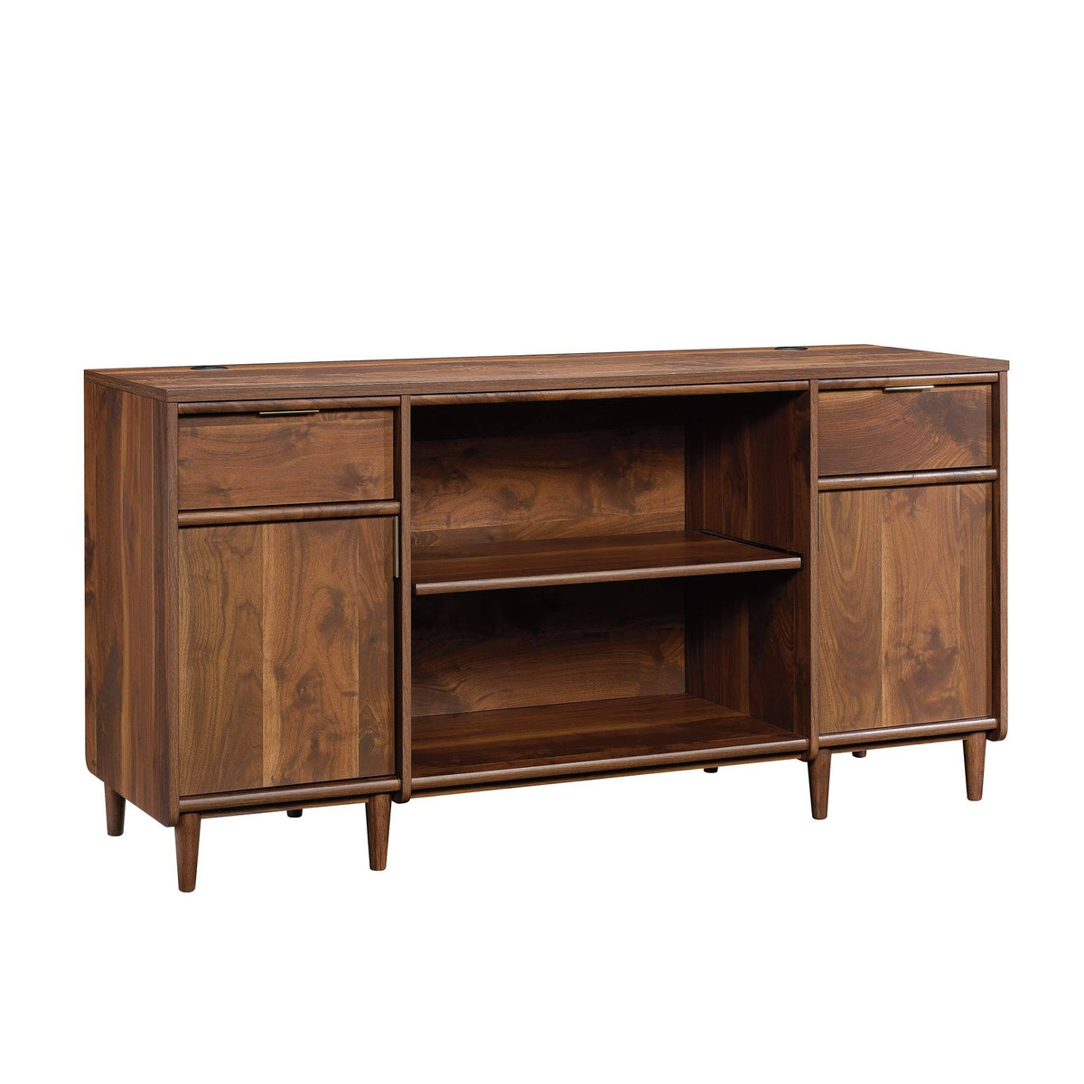 Grand Walnut Storage Credenza L15757