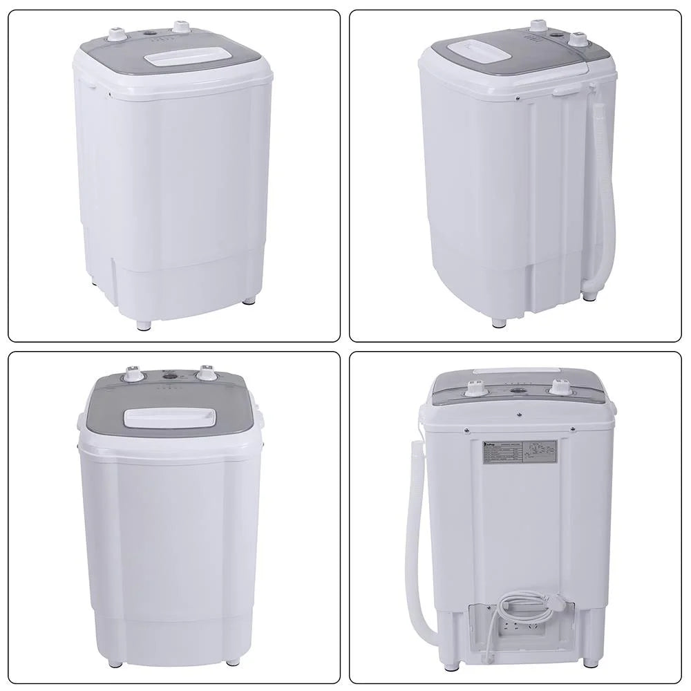 10lbs Portable Mini Washing Machine with Drain Pump T503152