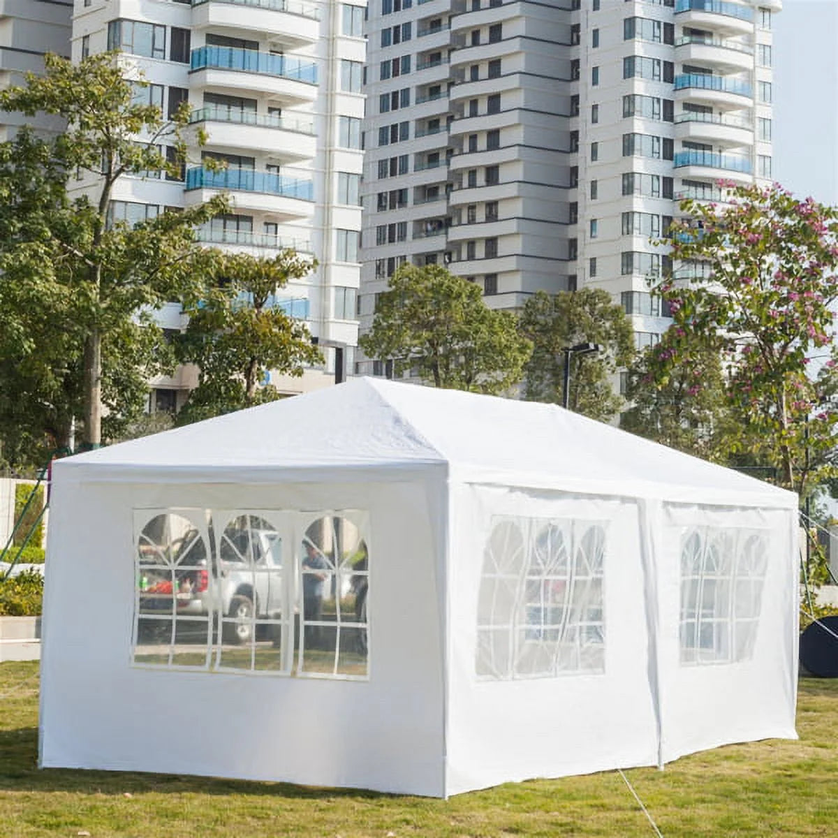 White Outdoor Gazebo Tent E899