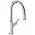 Brushed Nickel Pull Down Sprayer Kitchen Faucet K556147
