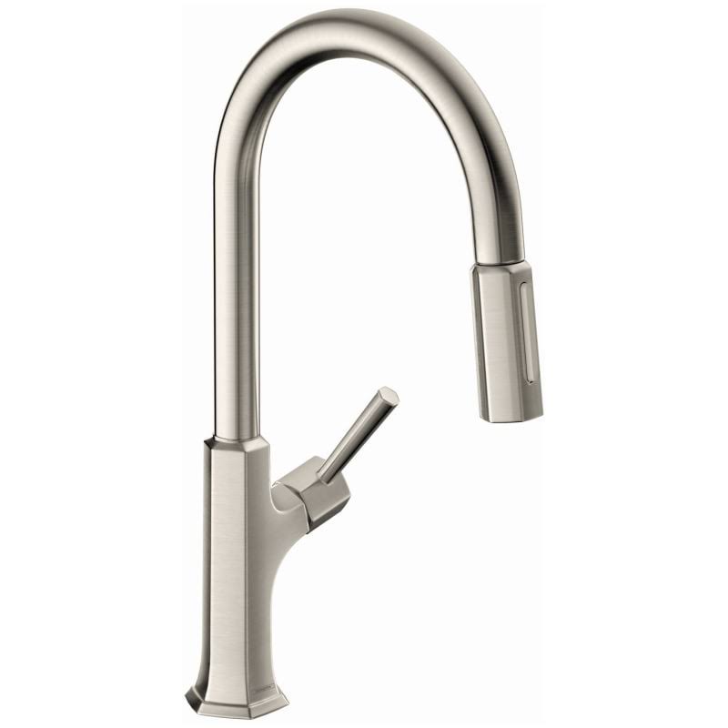Brushed Nickel Pull Down Sprayer Kitchen Faucet K556147