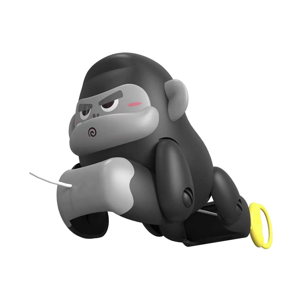 Black and Gray Pull Along Gorilla Toy W675099