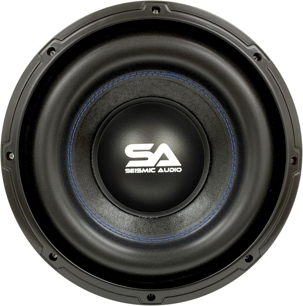 Pair of 10 Inch 1600 Watt Dual 4 Ohm Car Audio Subwoofer Package with Amplifier & Cables D471182