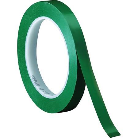 Green Solid Vinyl Safety Tape, 3/Pack Z675836