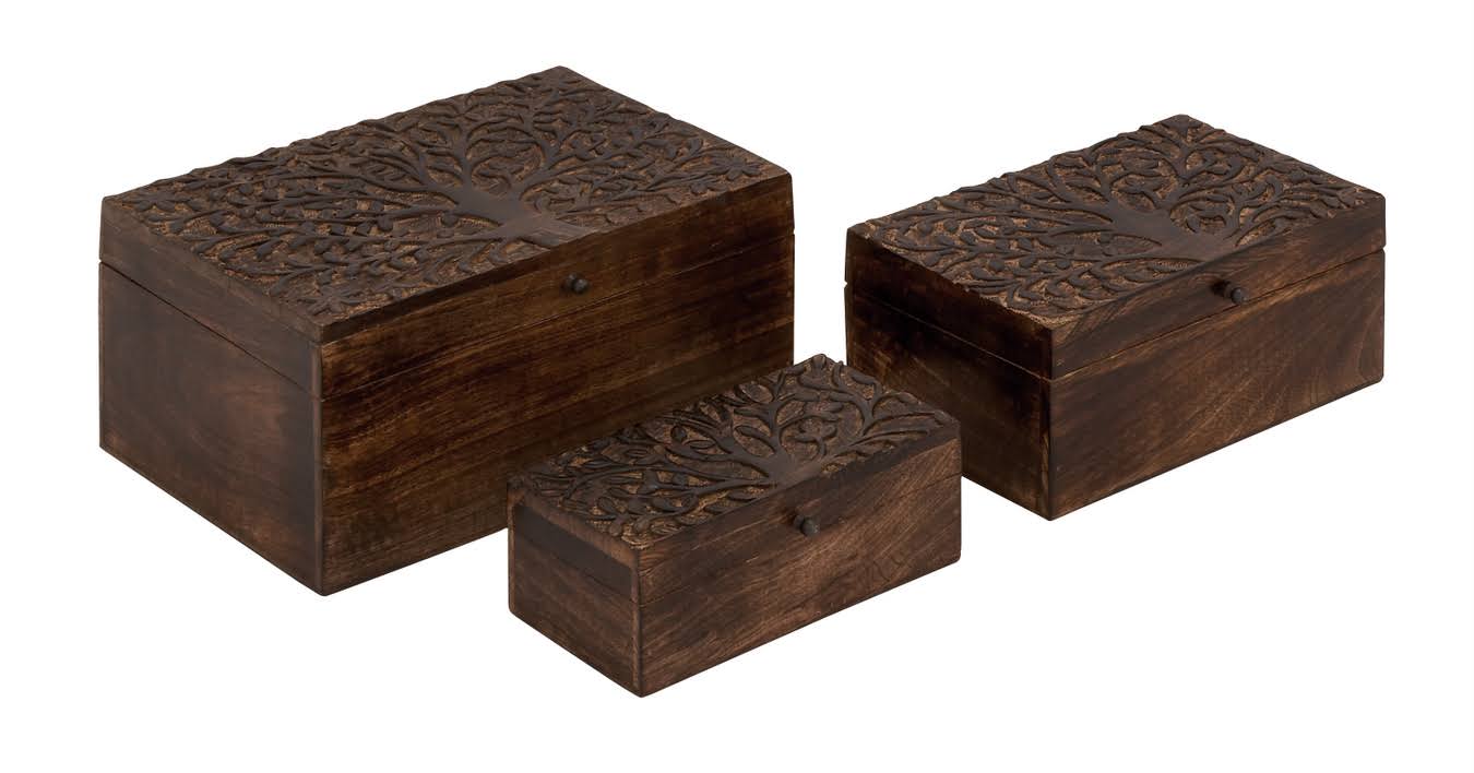 Wood Carved Box T631318