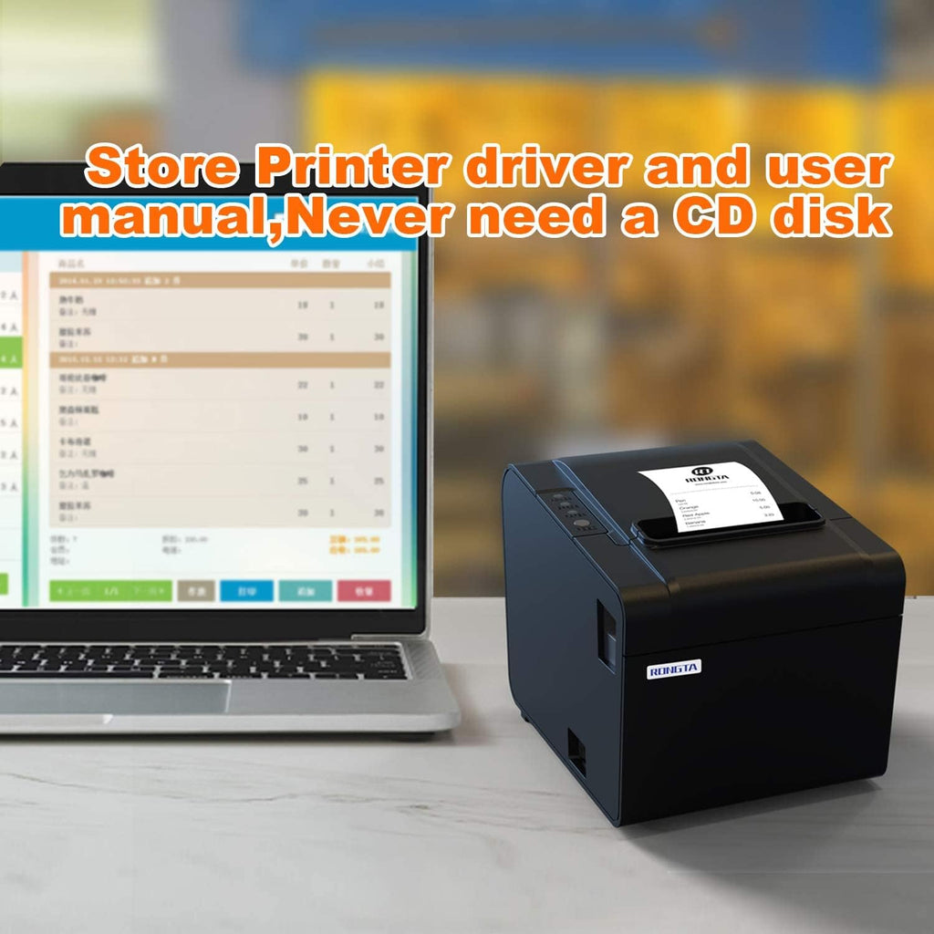 80mm Thermal Receipt Printer with Auto Cutter V146