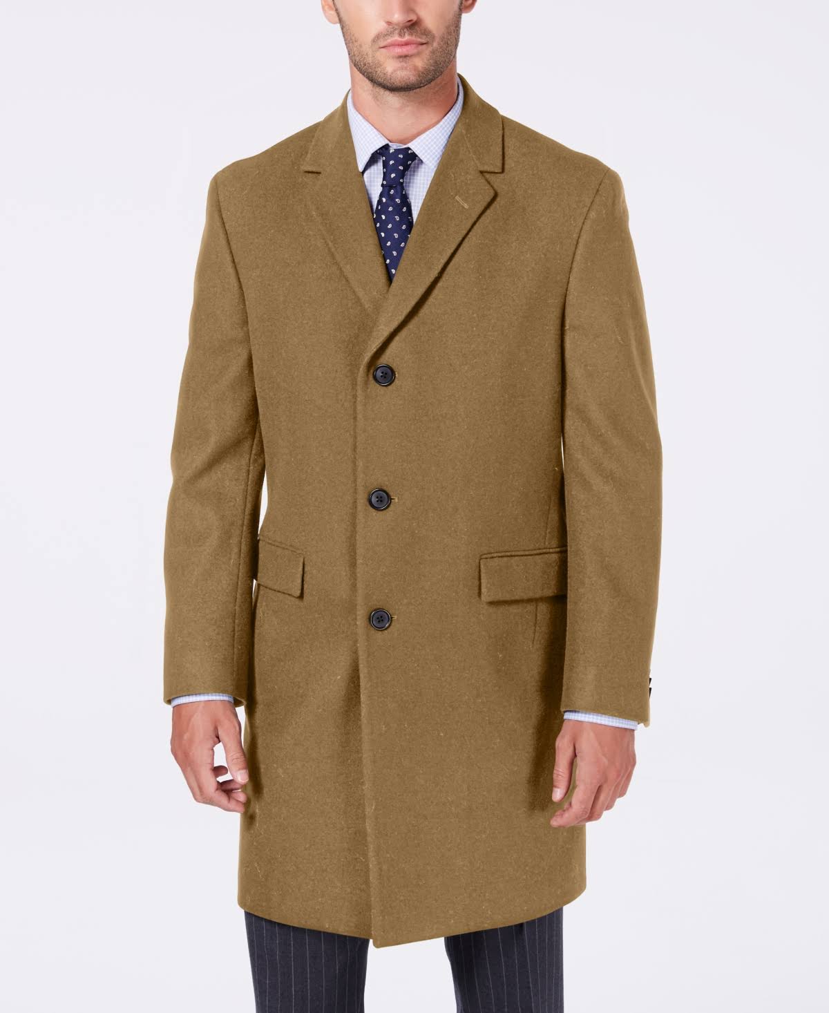 Camel Melton Overcoat K290582