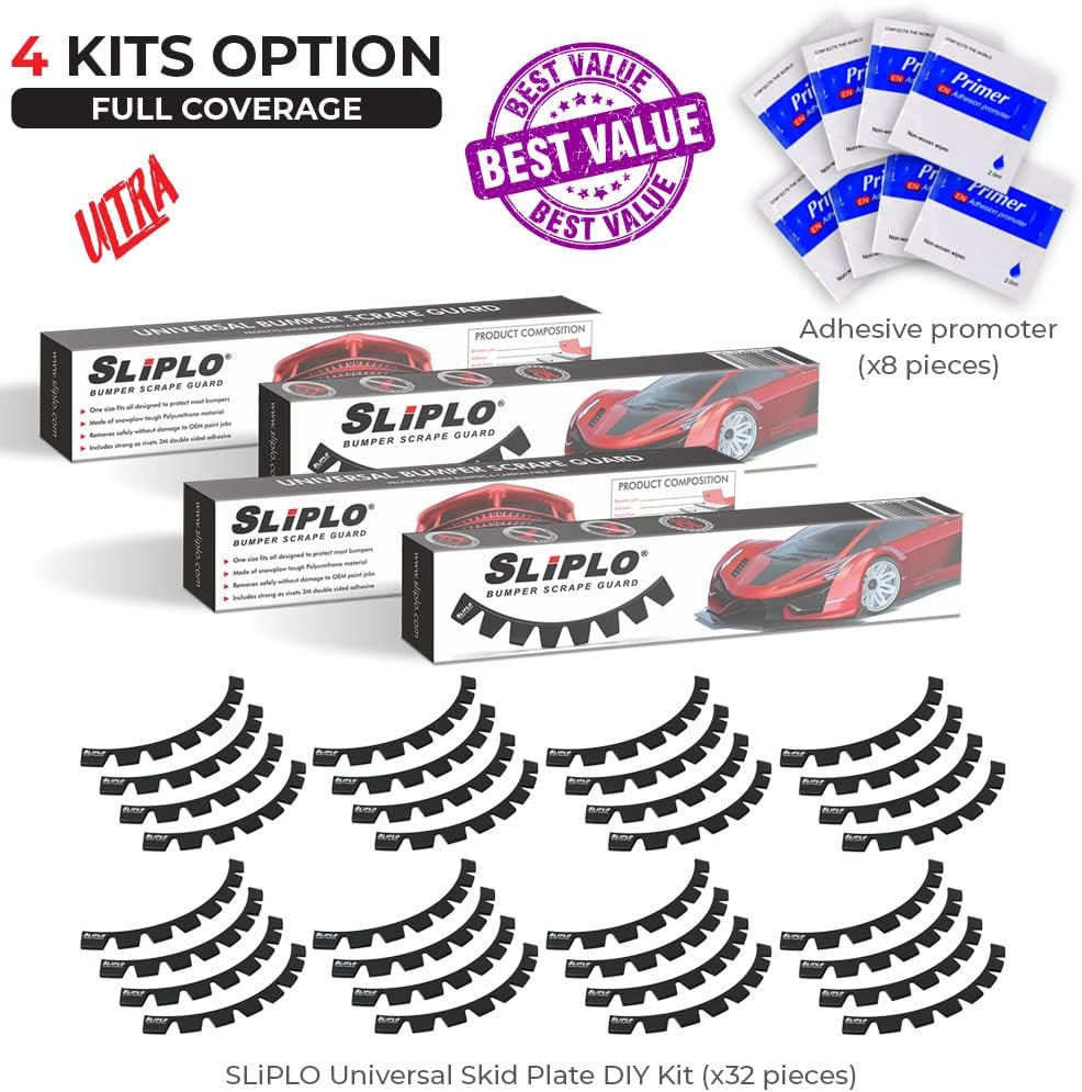 Carbon Fiber Bumper Skid Plate Protector Kit K6521