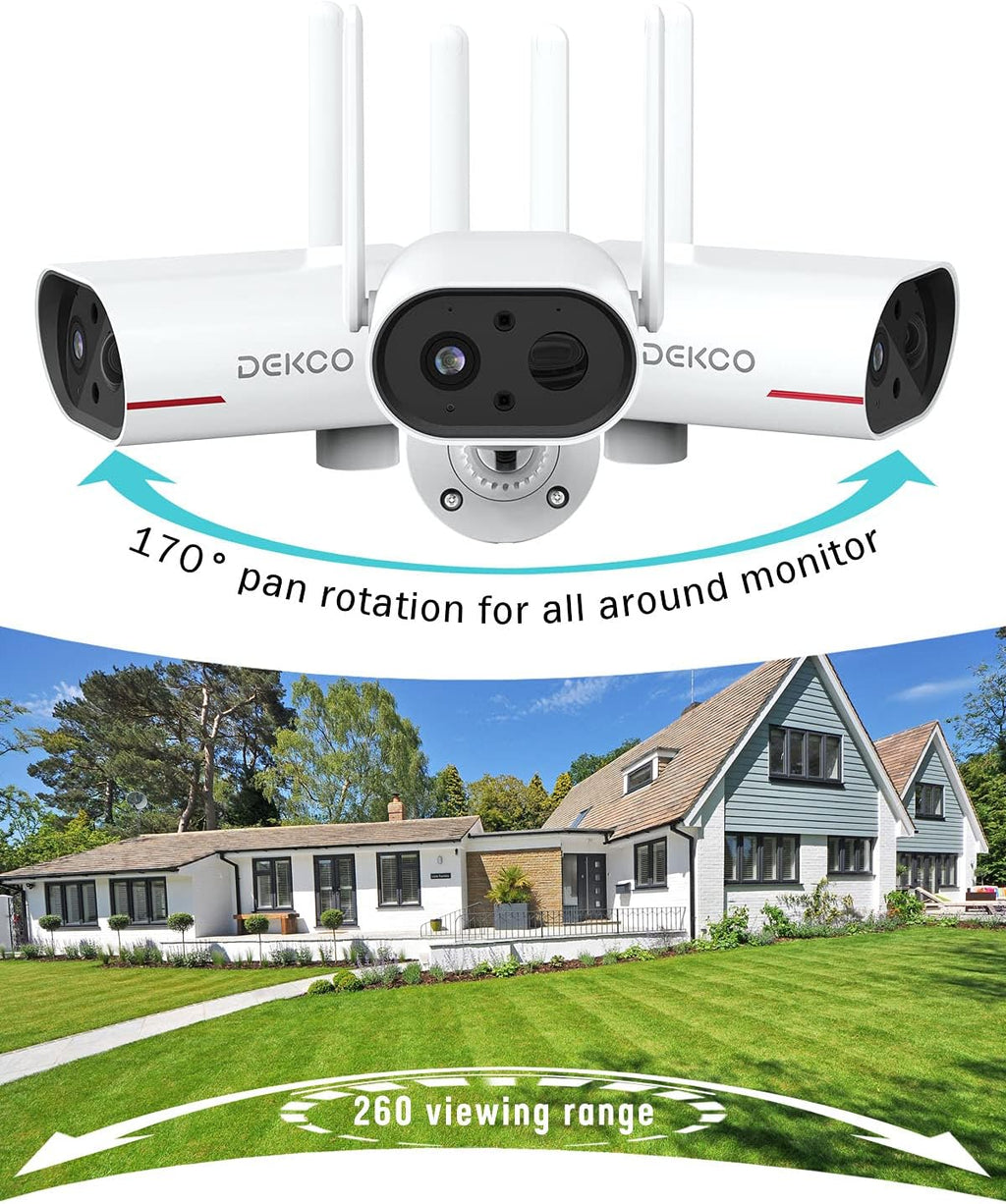Wireless Outdoor Solar Security Camera with Night Vision G44394