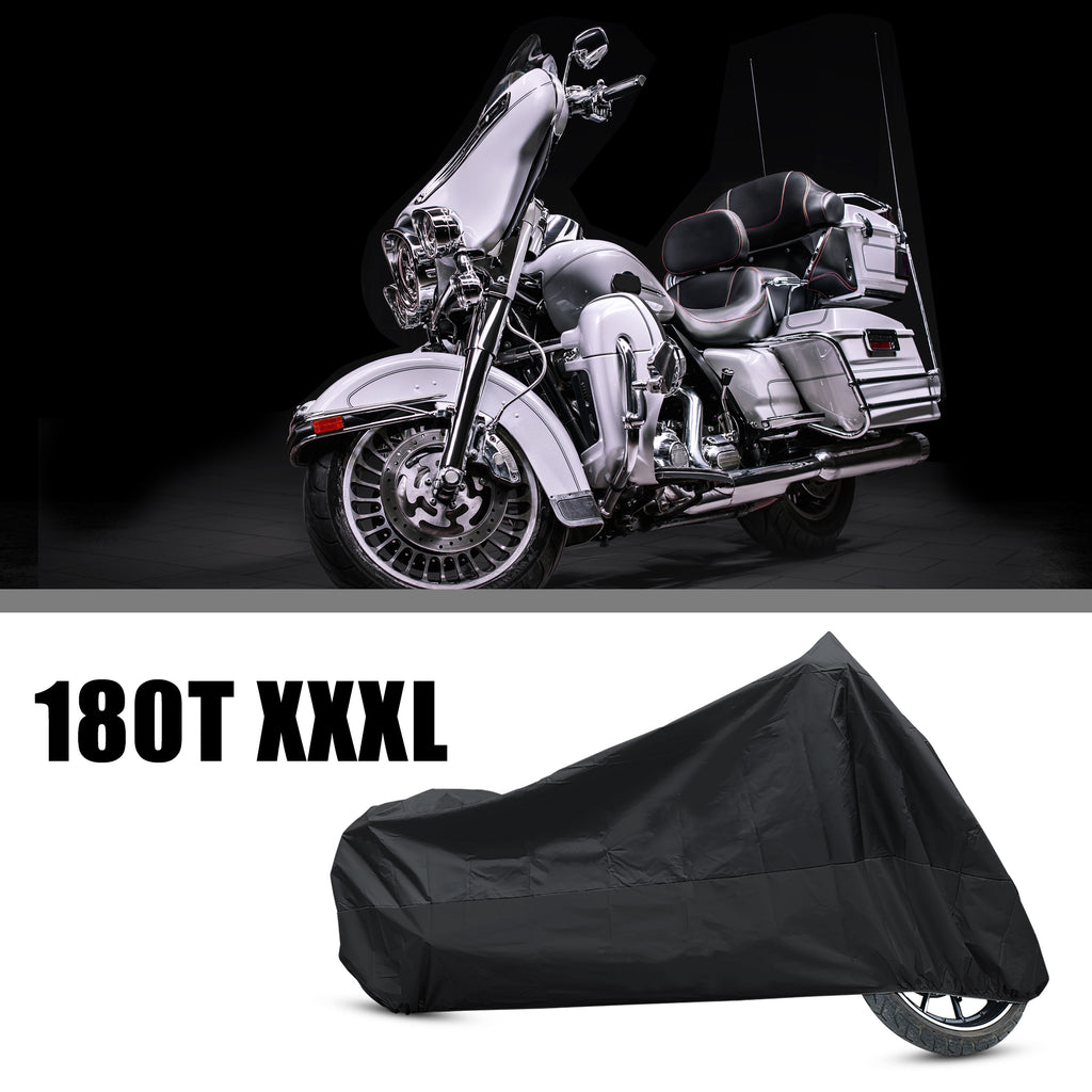 Motorcycle Cover Black Size XXXL 1PC E86895