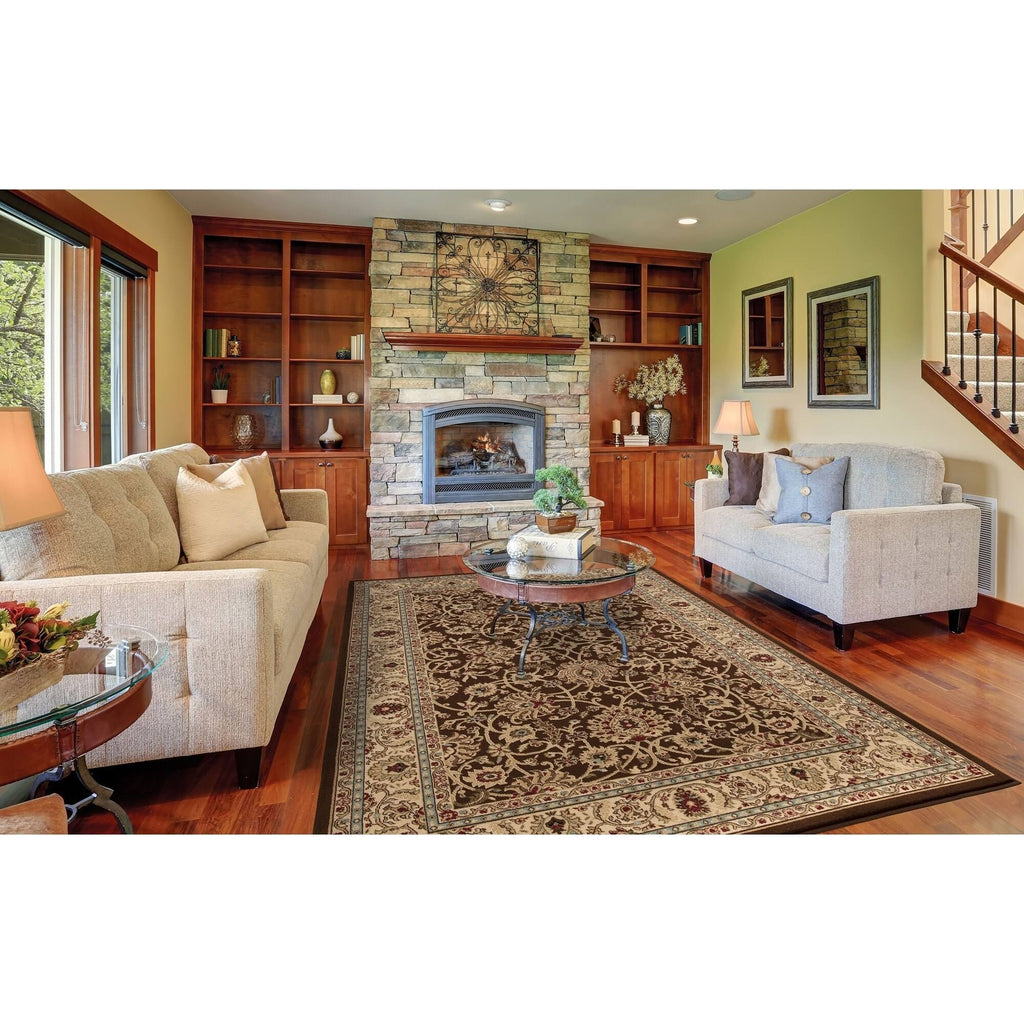 Brown Ankara Mahal Rug L97110