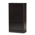 Black Wood Storage Cabinet Q193