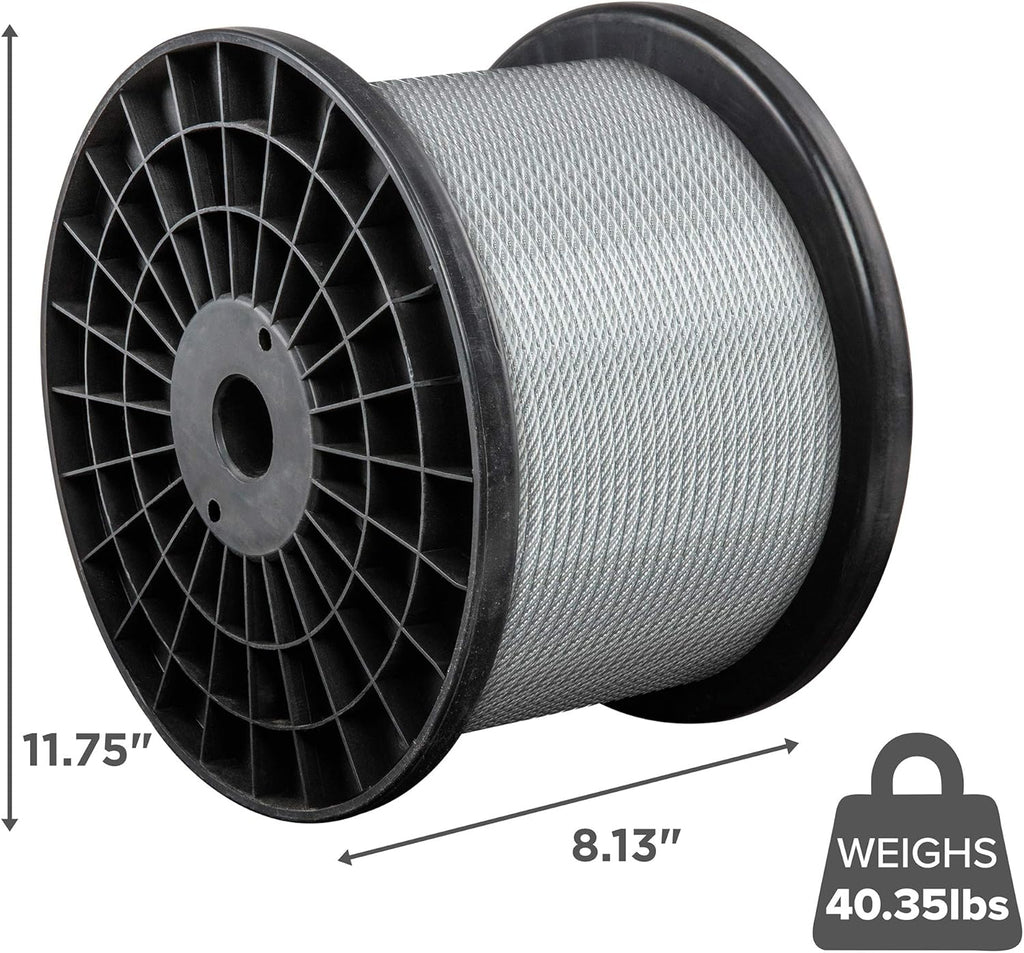 7x7 Wire Rope PVC Coated Galvanized Steel Aircraft Cable H439606