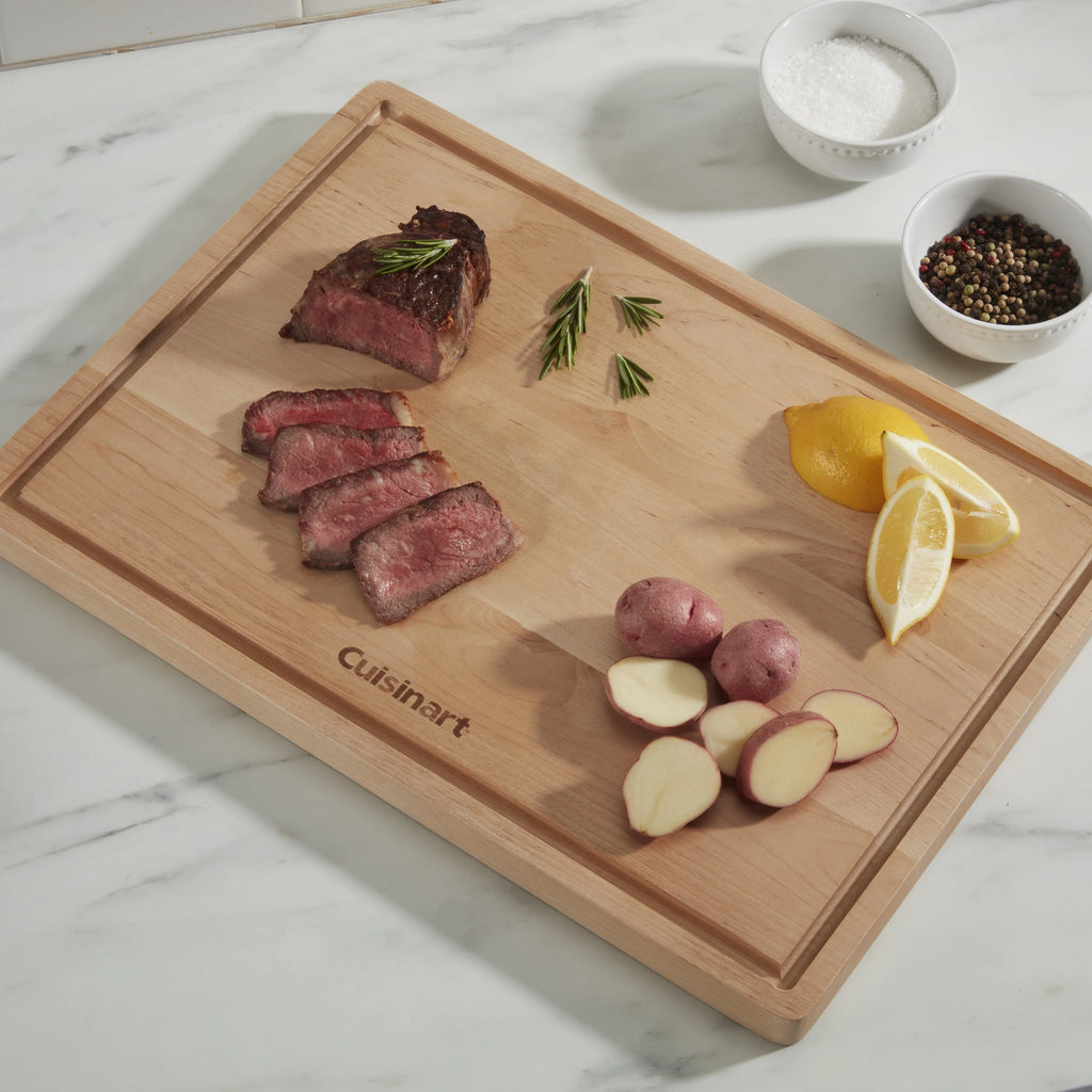 17” Reversible Maple Wood Cutting Board C9487