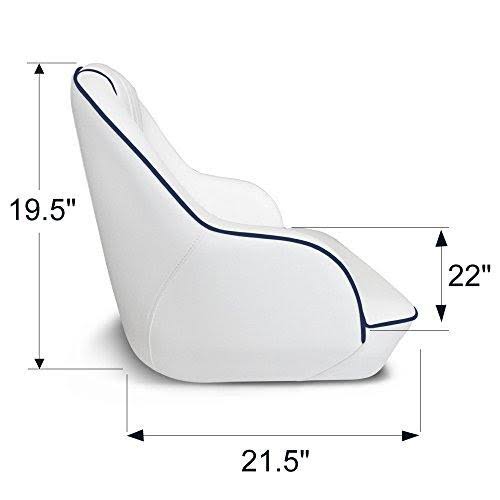 Blue Pontoon Captains Bucket Seat Boat Seat Q72831