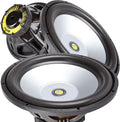 Pair of 15 Inches Car Audio Subwoofer 3200 Watts Peak Power Dual Voice Configuration 4 Ohm H78929
