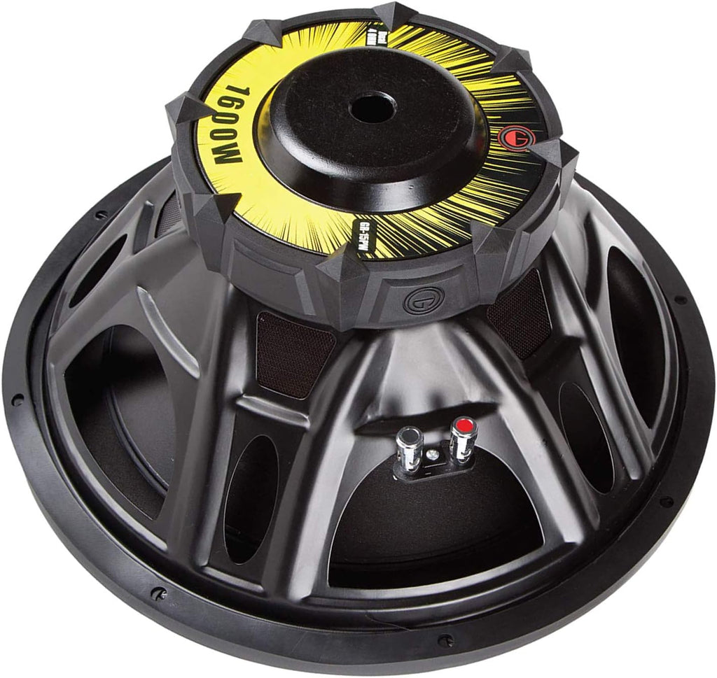 Pair of 15 Inches Car Audio Subwoofer 3200 Watts Peak Power Dual Voice Configuration 4 Ohm H78929