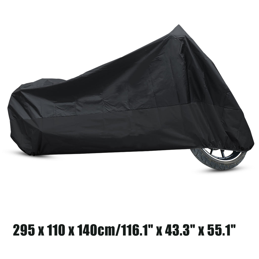 Motorcycle Cover Black Size XXXL 1PC E86895