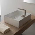 White Three Hole Bathroom Sink P47613