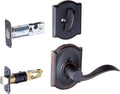 Aged Bronze Left-handed Interior Lever Handleset Pack of 2 B2379