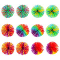 12pcs Silicone Sensory Rainbow Balls Z15899