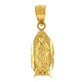 10k Gold Religious Charm Pendant Necklace R943