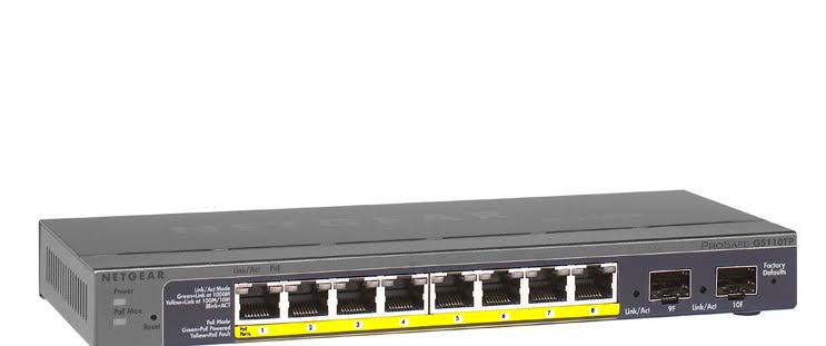 8 PoE Gigabit Smart Managed Switch with 2 SFP Ports T9098