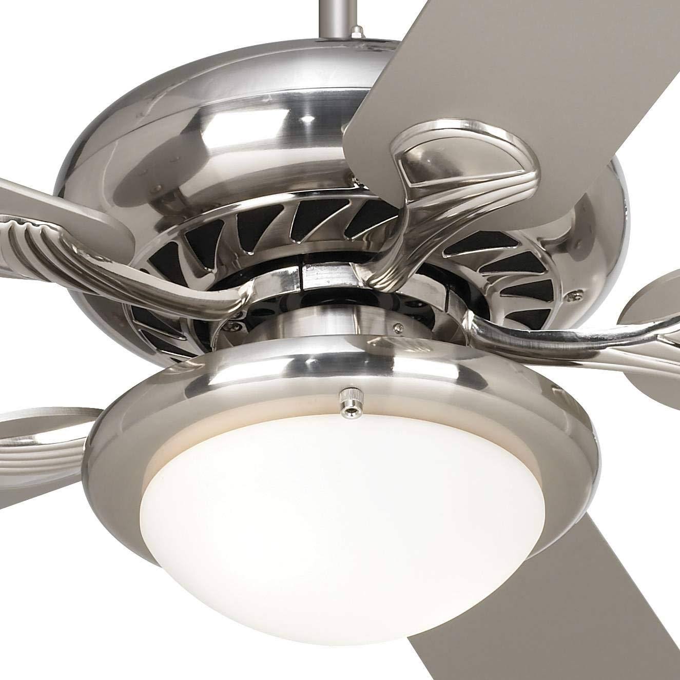 52 inch Brushed Nickel LED Ceiling Fan S5215