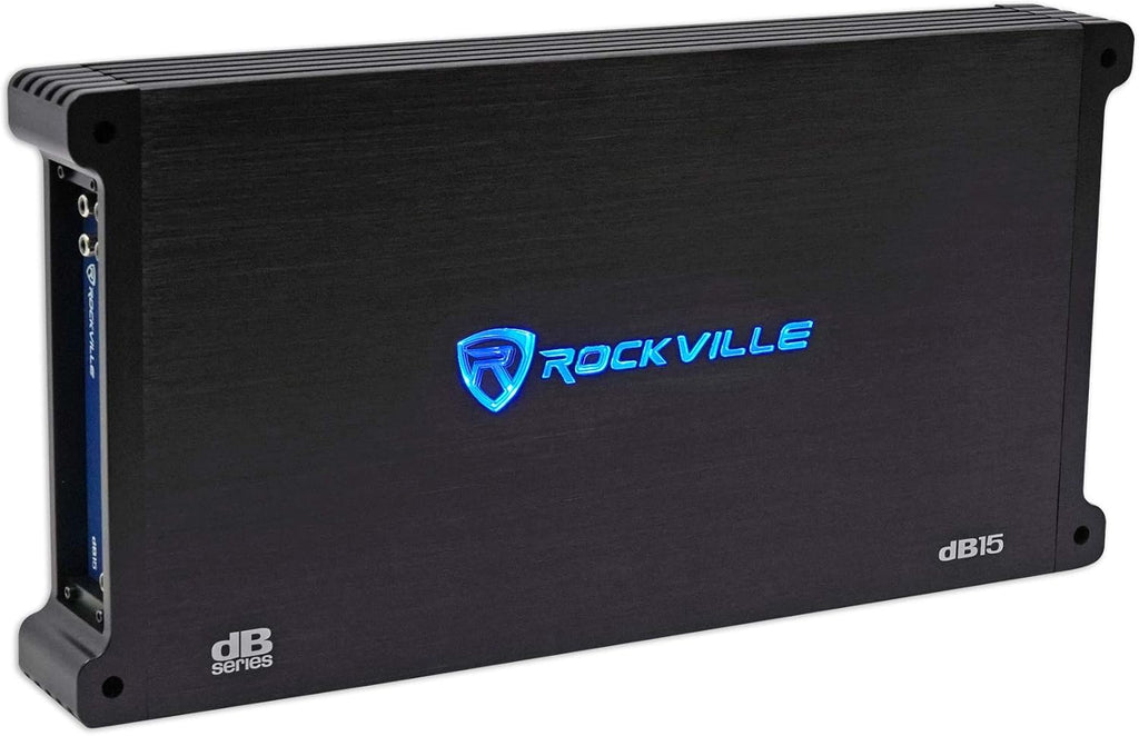 10" 6400w Subwoofers Sealed Sub Box Mono Amplifier Amp Kit D43139