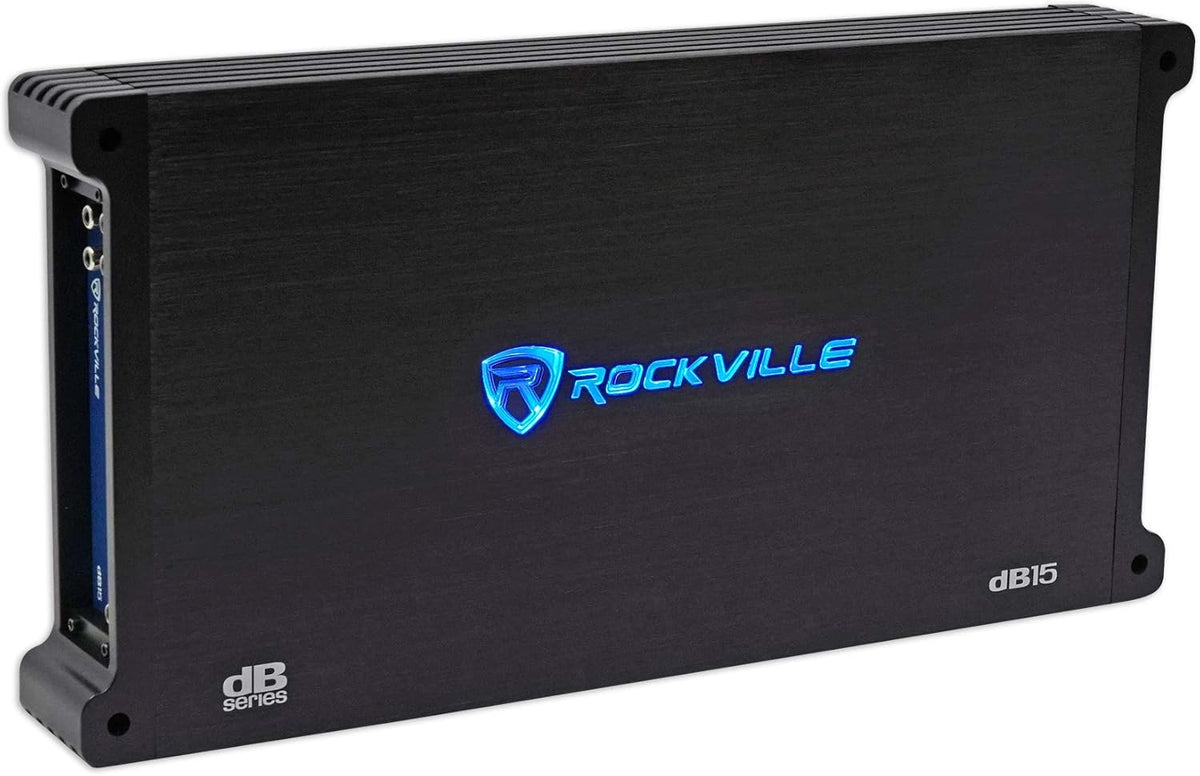 10" 6400w Subwoofers Sealed Sub Box Mono Amplifier Amp Kit D43139