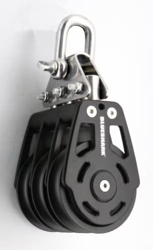 60mm Triple Fixed Aluminum Sailing Block (2-Pack) V50711